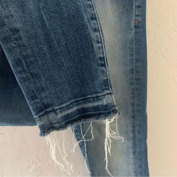 Good American Good Legs Released Hem Skinny Jeans Blue017 Super Stretch Size 6 - Picture 4 of 12